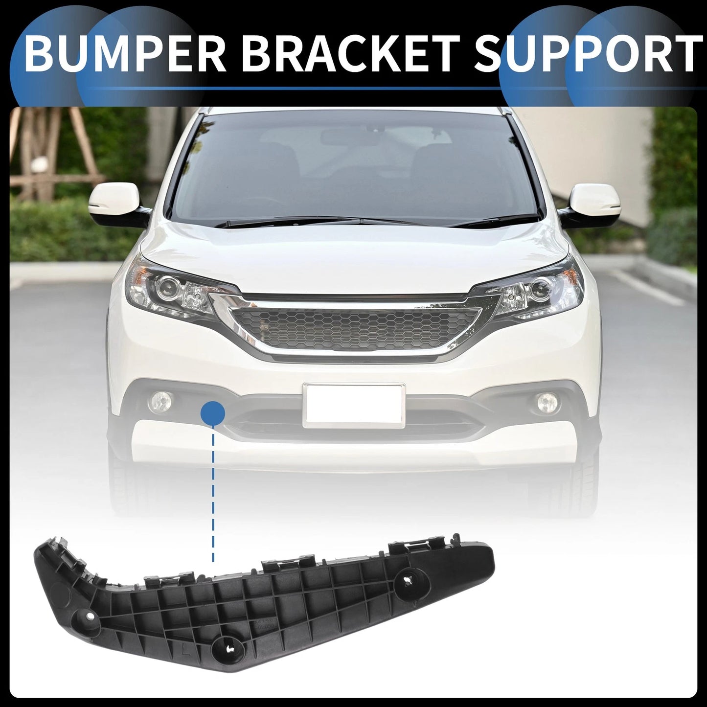 1pc Left Front Bumper Retainer Bracket for Toyota Highlander (2011–2013)