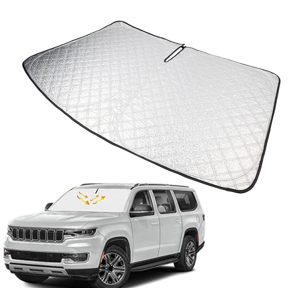Foldable Windshield Sun Shade Visor for Jeep Wagoneer (2022-2024)