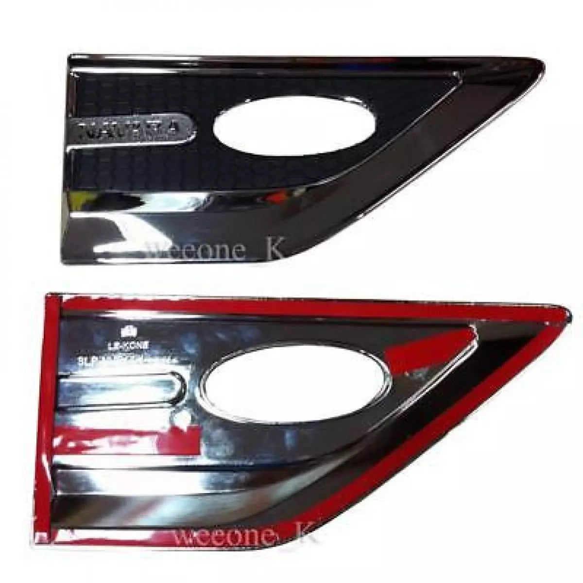 Chrome Side Vent Covers for Nissan Navara NP300 (2014-2016)
