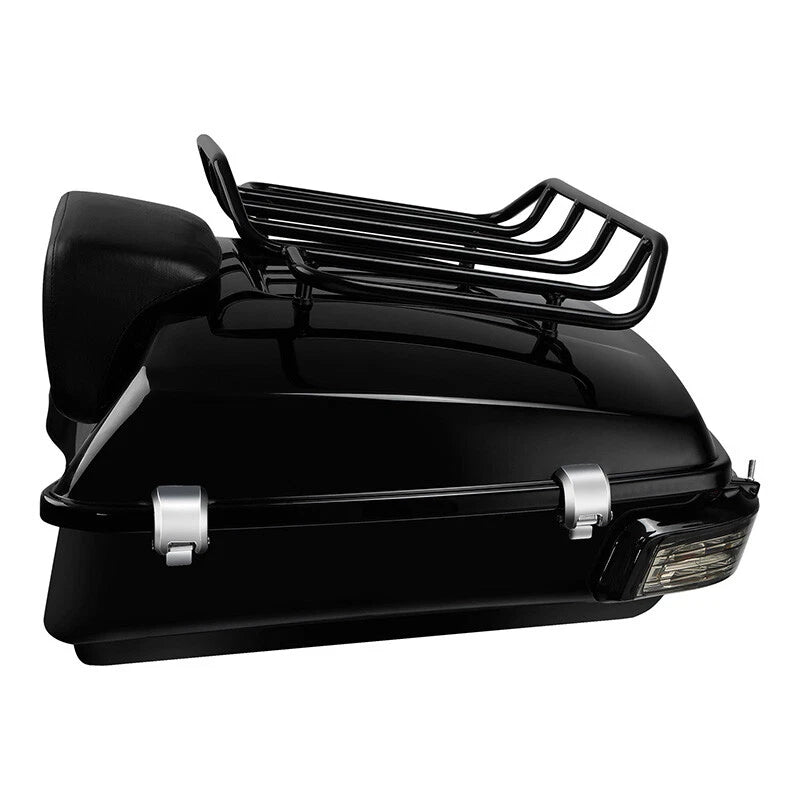 Chopped Trunk Backrest Luggage Rack Light for Harley Touring (2014-2025)