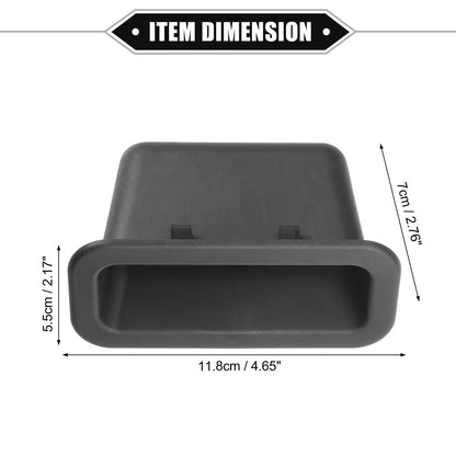 Rear Trunk Lid Handle Cover for Mazda 3 (2004-2018) Black Trim