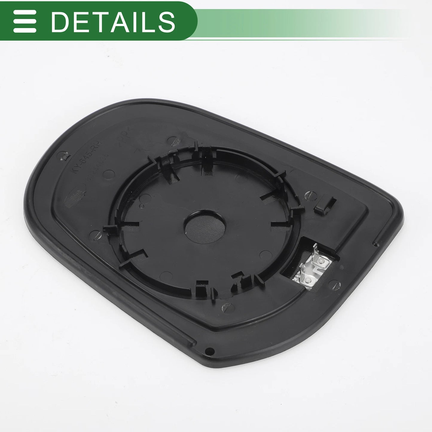Right Side White Heated Mirror Glass for Ford Maverick (2000-2006)