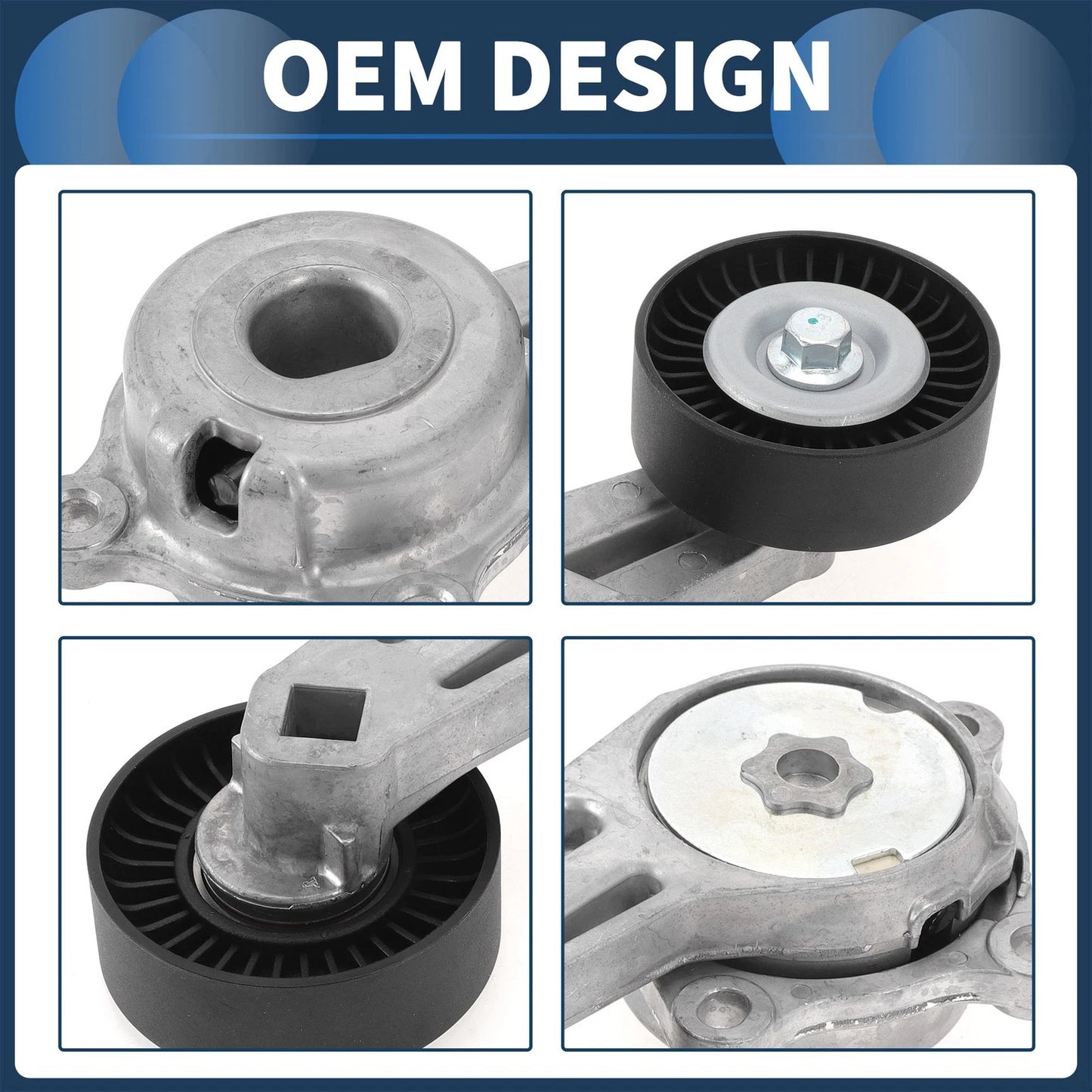 Belt Tensioner for Ford E-350 Super Duty 2017-2019 6.2L V8 (2017-2019)