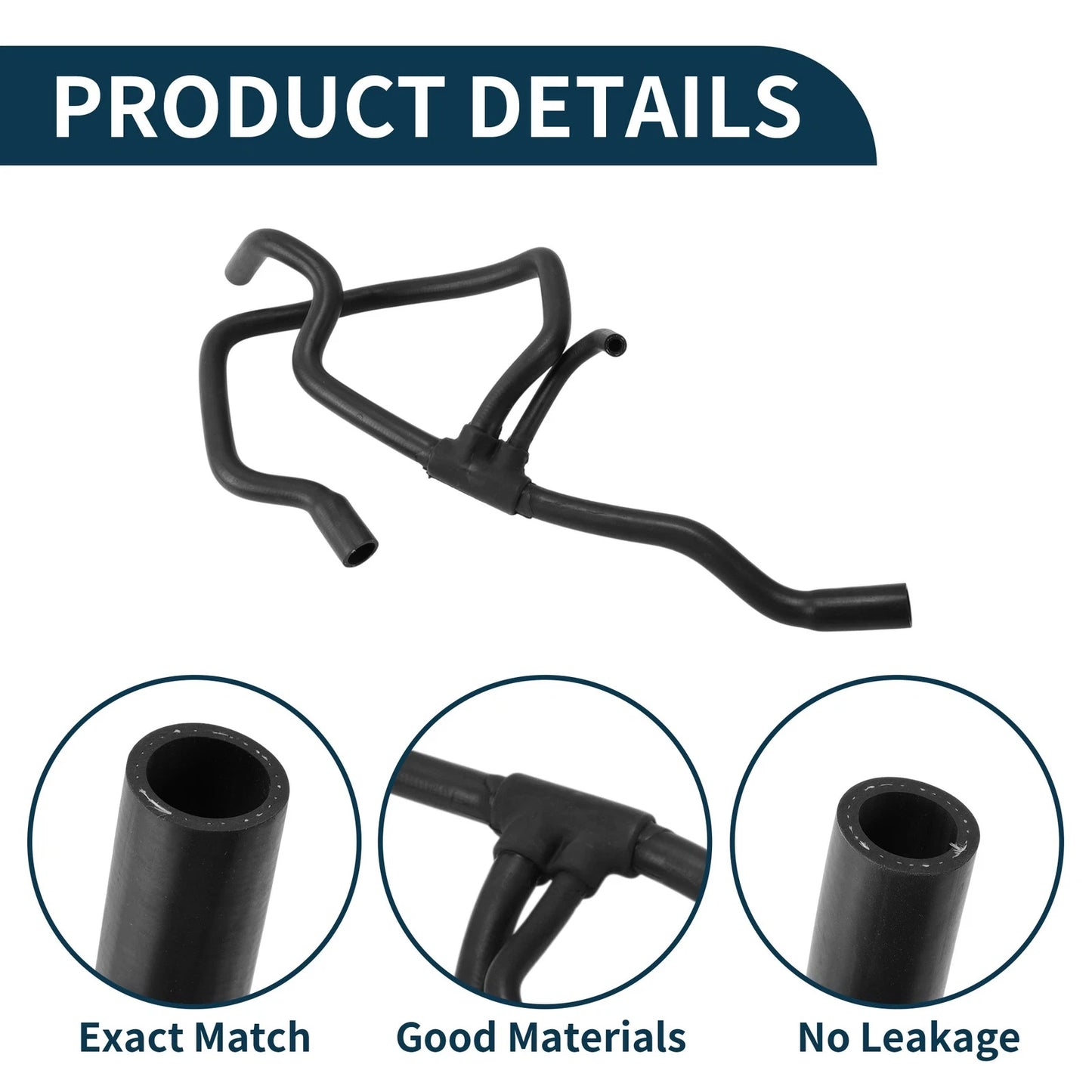Radiator Hose for BMW 525iT 2.5L Rubber (1993)