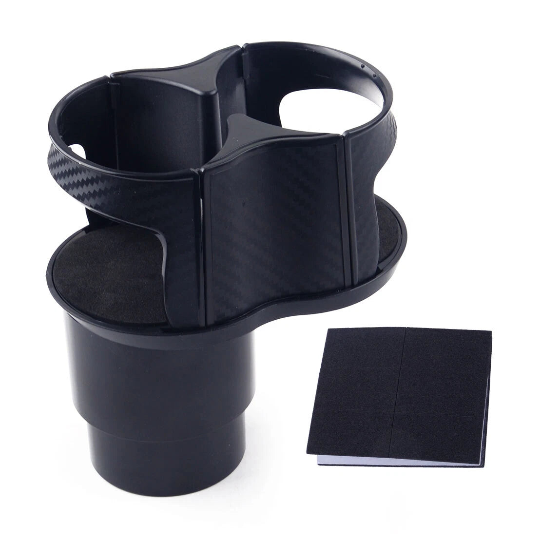 Carbon Fiber Water Cup Holder Cover for Car Center Console