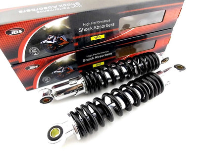 300mm JBS Black/Chrome Rear Shock Absorbers for Suzuki GT250 X7