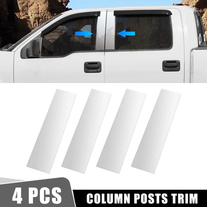 Stainless Steel Pillar Post Accent Covers for Ford F150 (2004-2014)