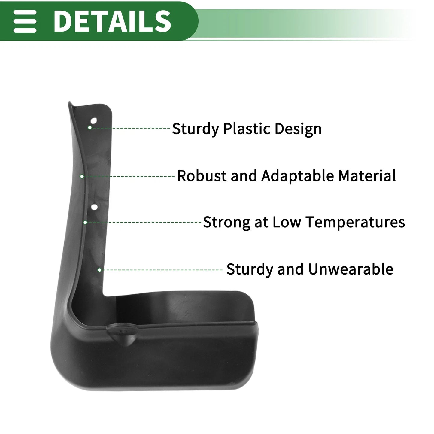 Mud Flaps Splash Guards Front & Rear for Honda Jade (2013-2016)