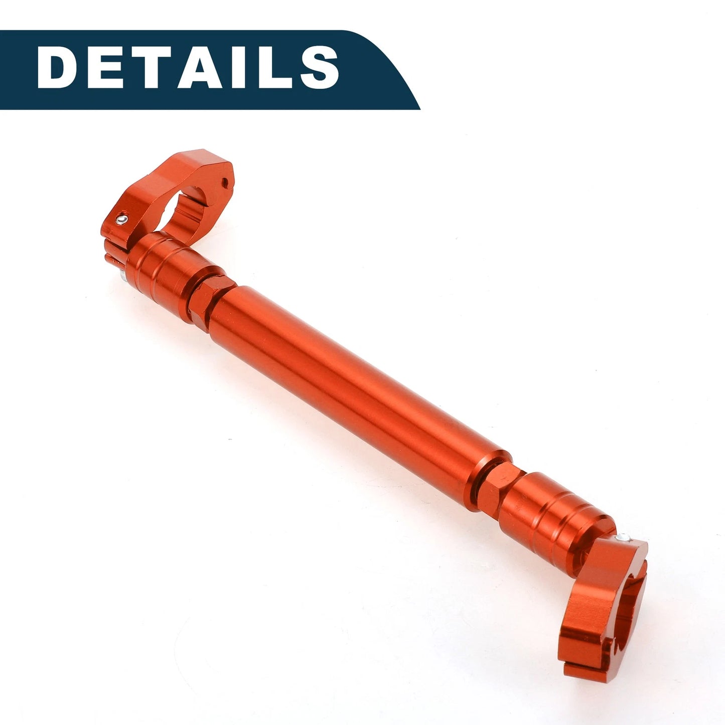 Motorcycle Balance Bar 1 Adjustable Handlebars Orange Wrench for Motorcycle