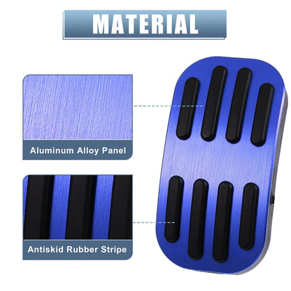 Gas Pedal Brake Pad Covers Anti-Slip for Toyota C-HR (2016-2018) Blue