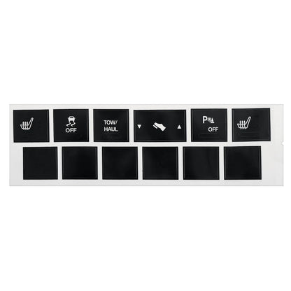 Heated Seat Traction Button Repair Sticker for Jeep Commander (2006–2010)