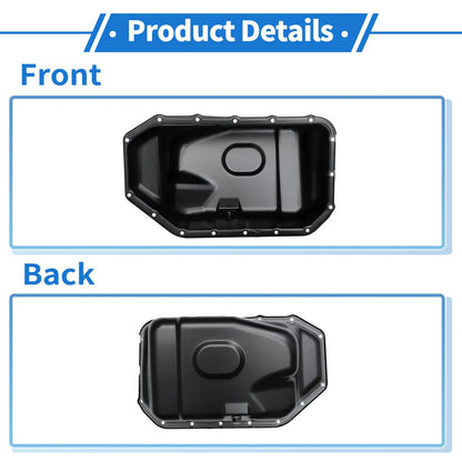 Engine Oil Pan for Honda CR-V 2002-2006 Steel Black 1 x No.264410/11200RAAA00