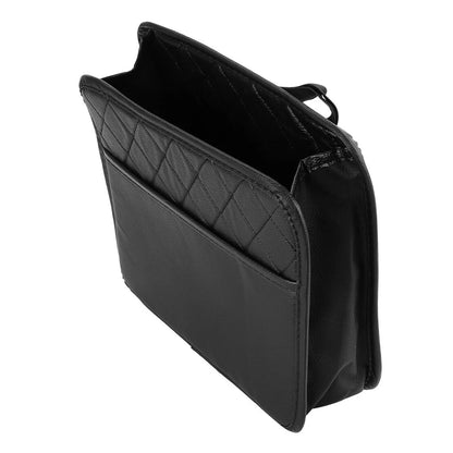 PU Leather Car Seat Back Storage Bag Organizer for Auto (Fits Most Cars)
