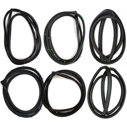 Windshield Door Rubber Seal Strip Set 6 Toyota Corolla KE10 4D Sedan 1966-70