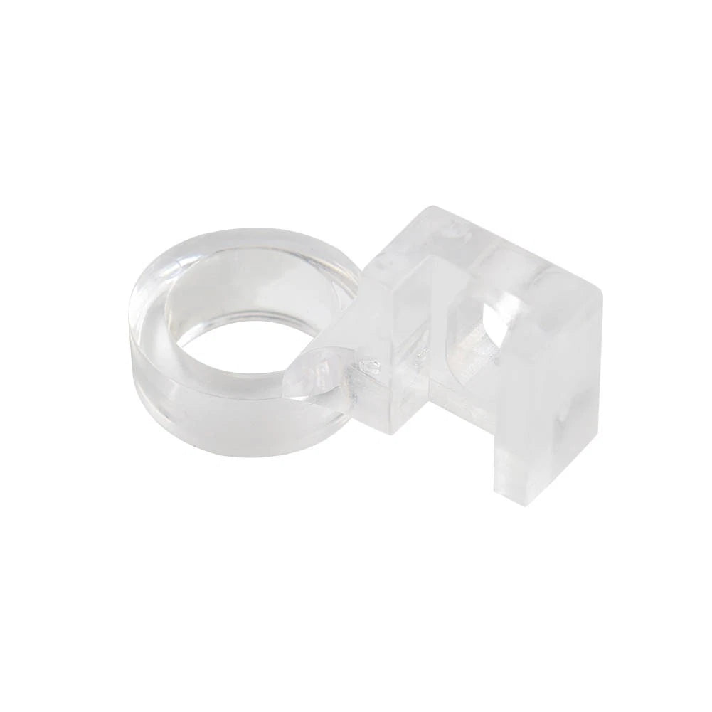 Clear Free Motion Couching Ruler Presser Foot for Low Shank Sewing Machines