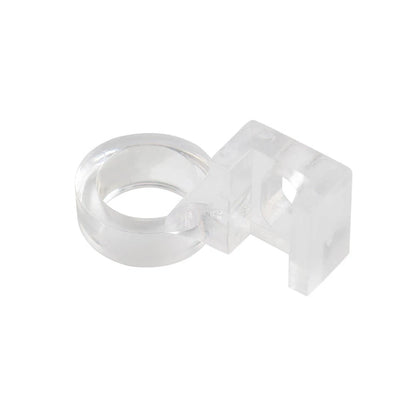 Clear Free Motion Couching Ruler Presser Foot for Low Shank Sewing Machines