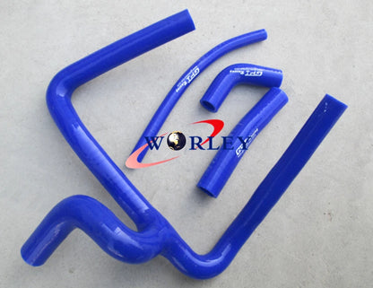 Aluminum Radiator & BLACK Silicone Y Hose for Honda CR250 CR250R (2002-2004)