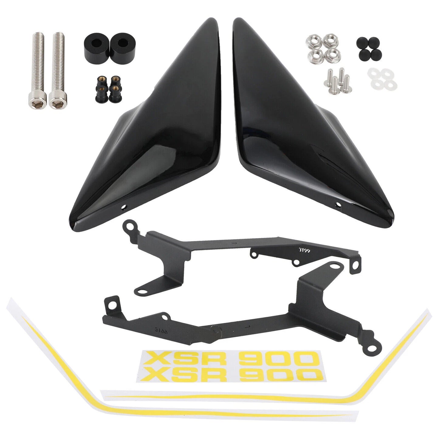 Rear Side Fairing for Yamaha XSR 900 (2016-2021) Black F3