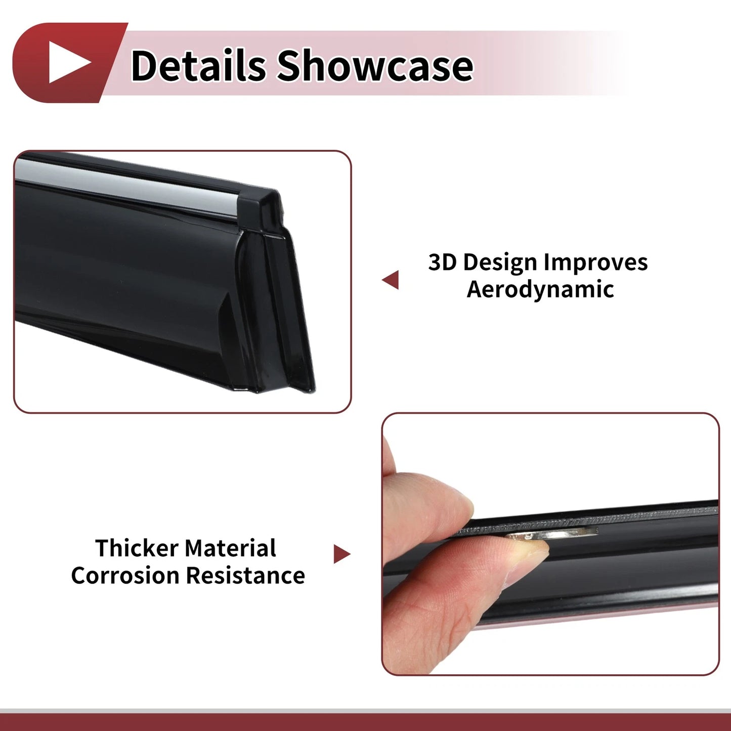 Window Deflectors 1 Set for Subaru Forester (2014-2018)