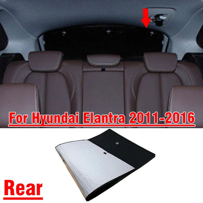 Rear Windshield Sunshade / Thick Interior / Sunshade Cover for Hyundai Elantra (2011–2016)