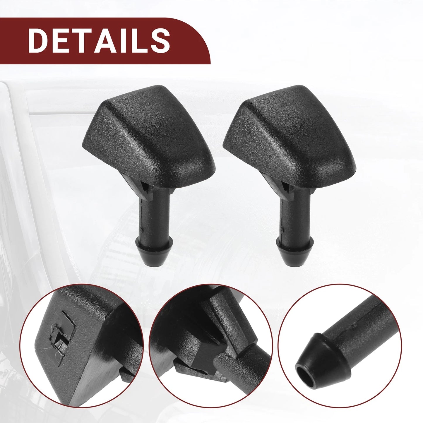 Windshield Washer Nozzle Set for Volvo C70 (2006-2013)