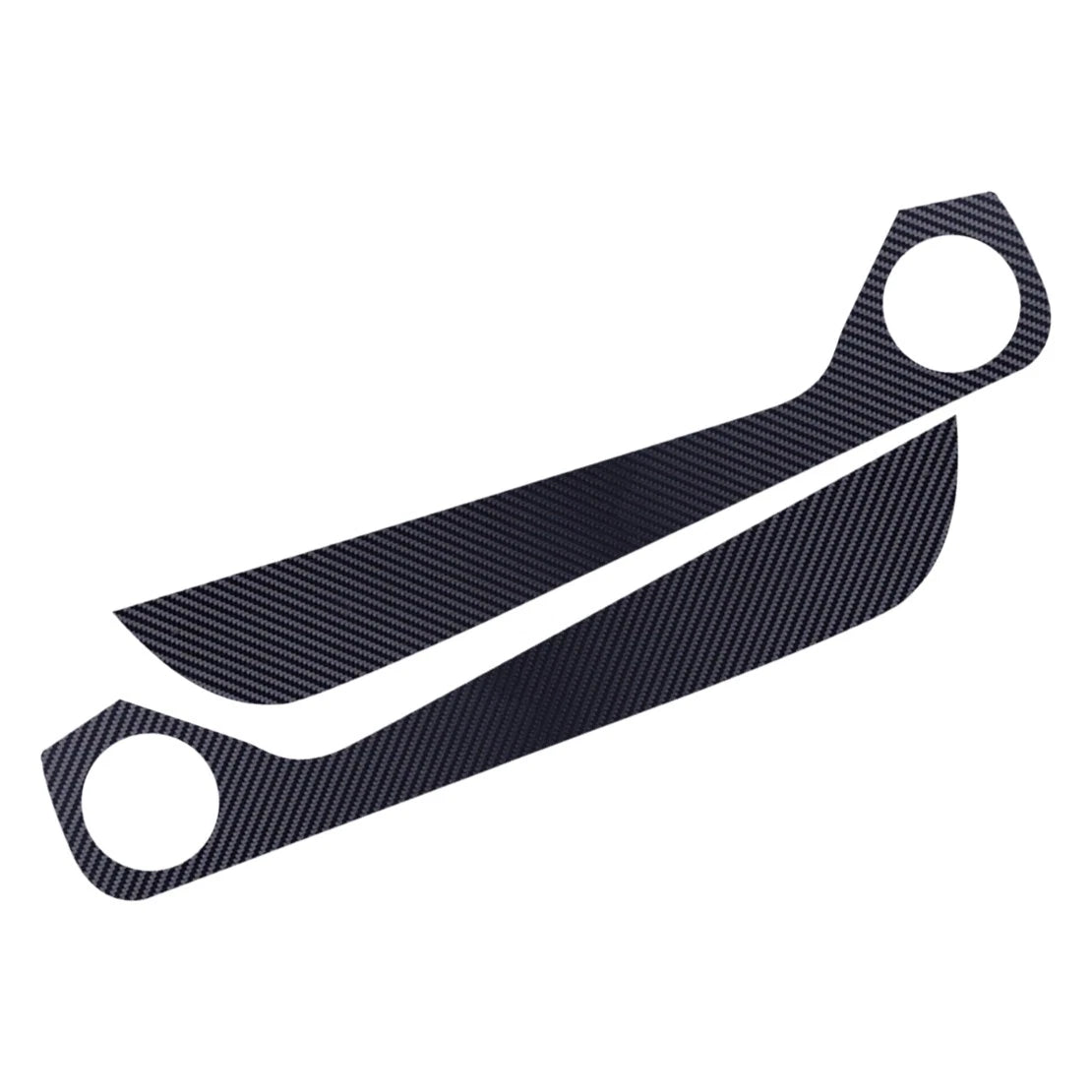 Carbon Fiber Door Anti-Kick Pad Sticker Protector for Ford Mustang (2015-2020)