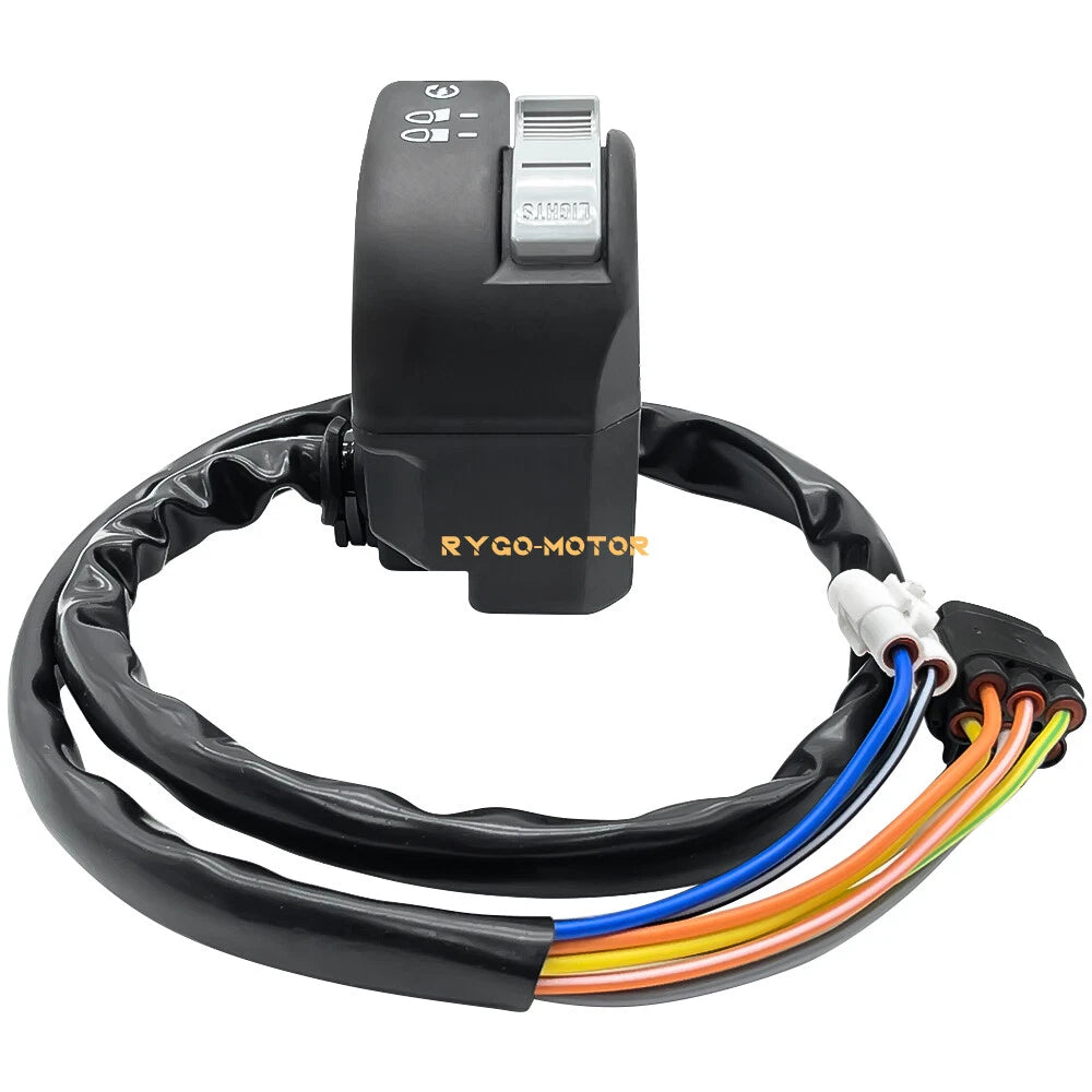 Left Bar Switch Start Kill Stop Headlight for Suzuki King Quad 500 LT-A500