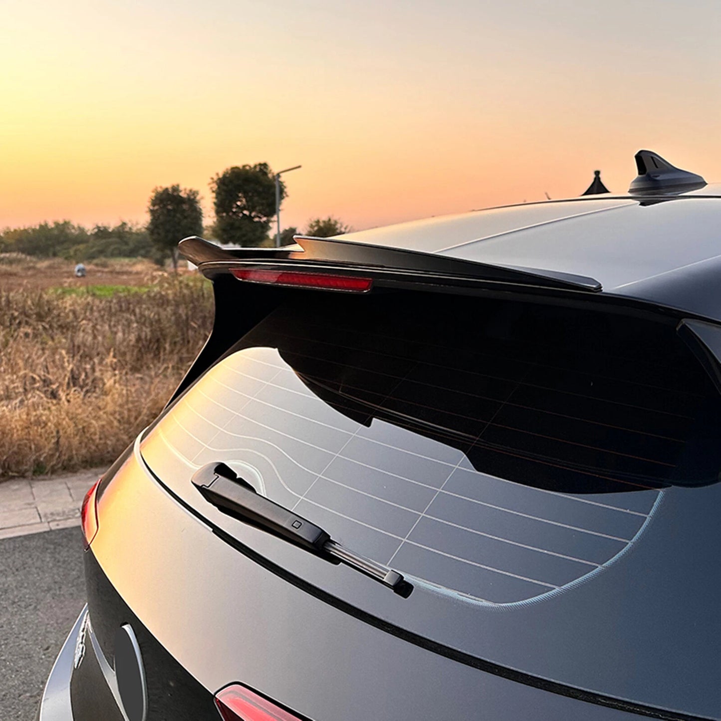 Gloss Black Rear Boot Spoiler Lip for Volkswagen ID.3 (2019-2022)