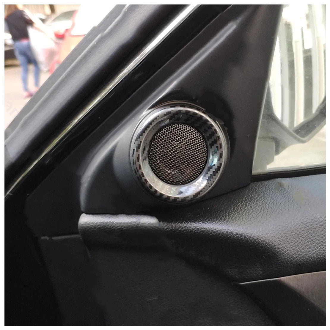 Carbon Fiber Inner Speaker Ring Cover for Honda Accord