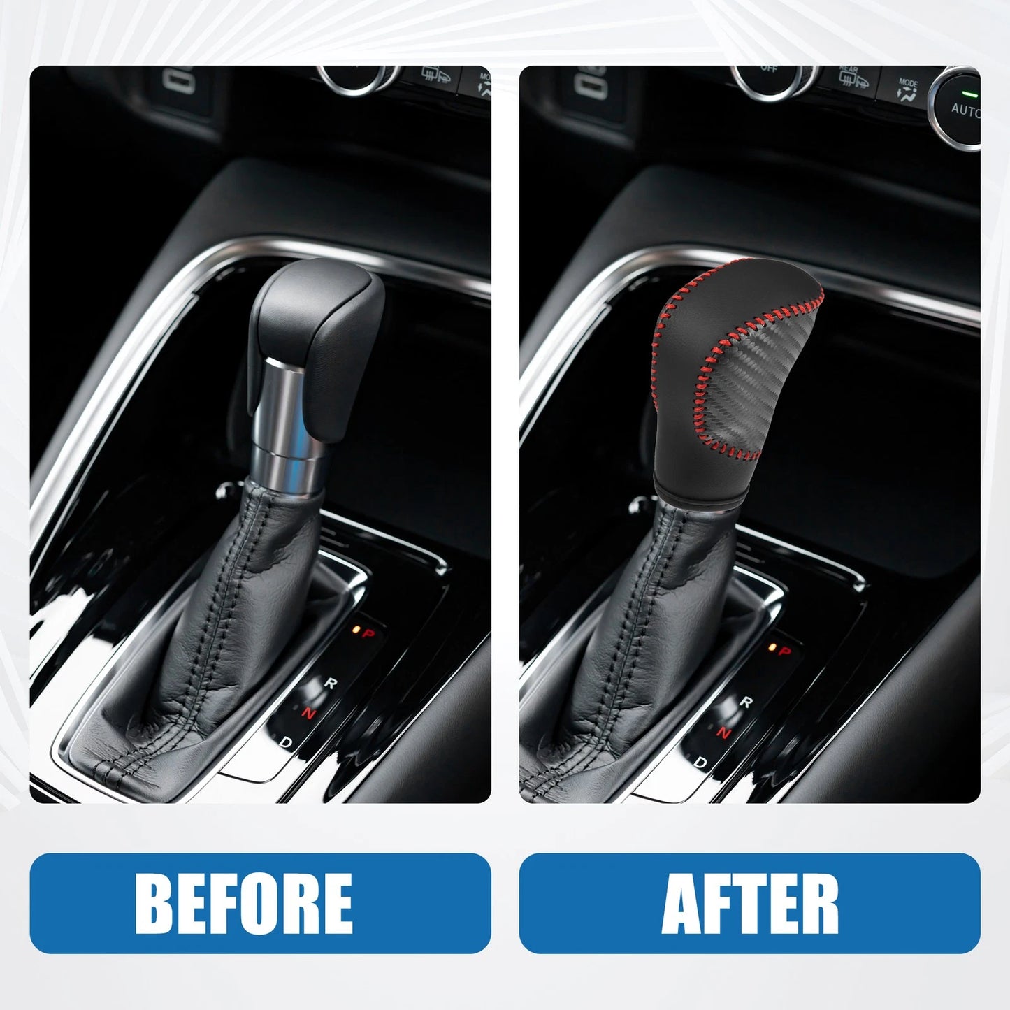 Carbon Fiber Gear Shifting Knob Cover for Honda Accord