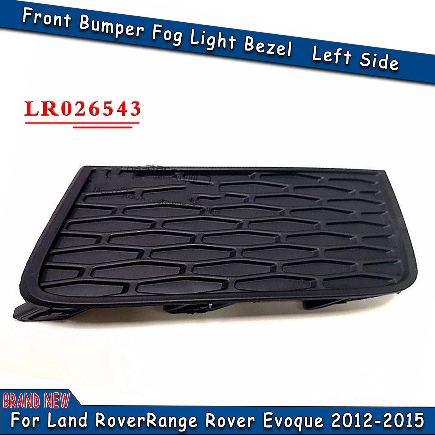 Fog Lamp Trim Bezel Black for Range Rover Evoque (2012-2015)