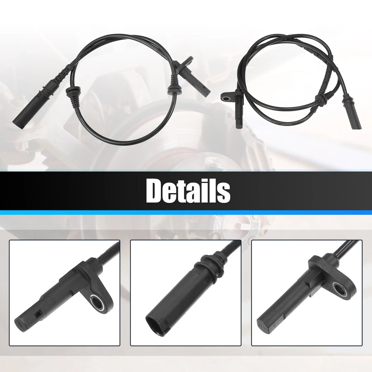 4 Pcs ABS Wheel Speed Sensors for BMW X5 (2000-2006)