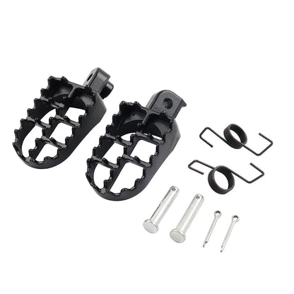 Black Front Footrest Pegs for Suzuki V-Strom 650 DL650 (2004-2012)