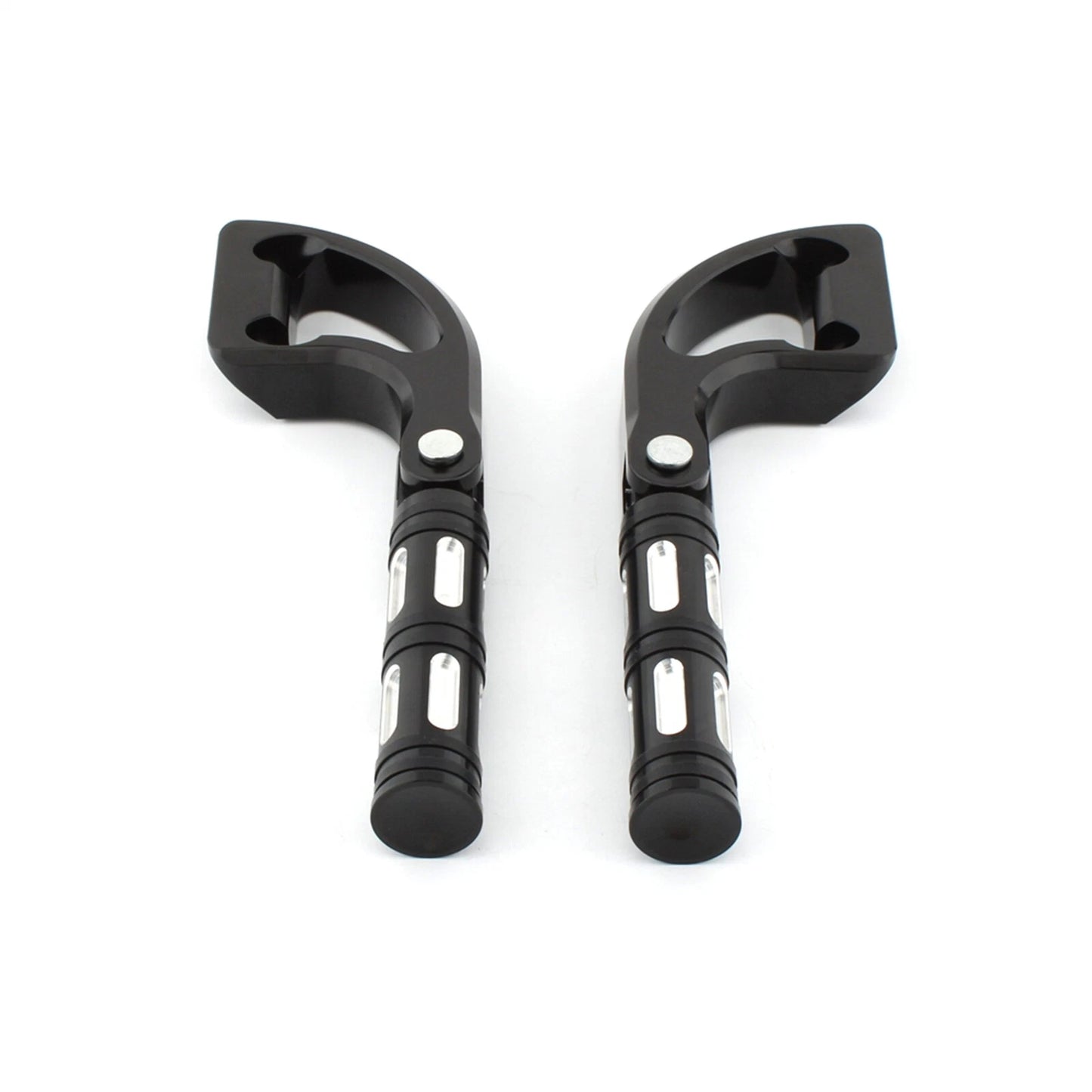 Black Passenger Footrest Peg Mount for Harley V-Rod VRSCA (2002-2006)