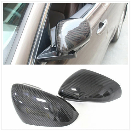 Carbon Fiber Mirror Covers for Jaguar XK XF XJ XKR XE (2011-2015)