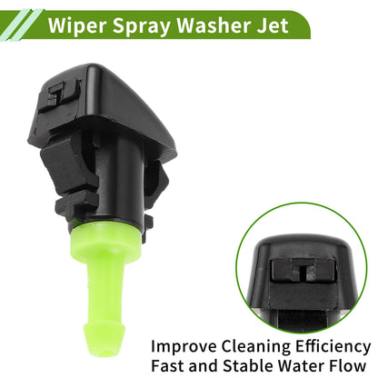 Windshield Washer Nozzle w/ Hose Connector for Chrysler
