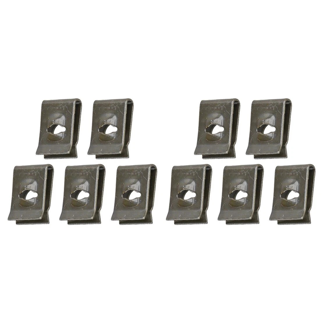 10PC U-Type Groove Clips for Car Bumper Inner Fender Wheel Retainer