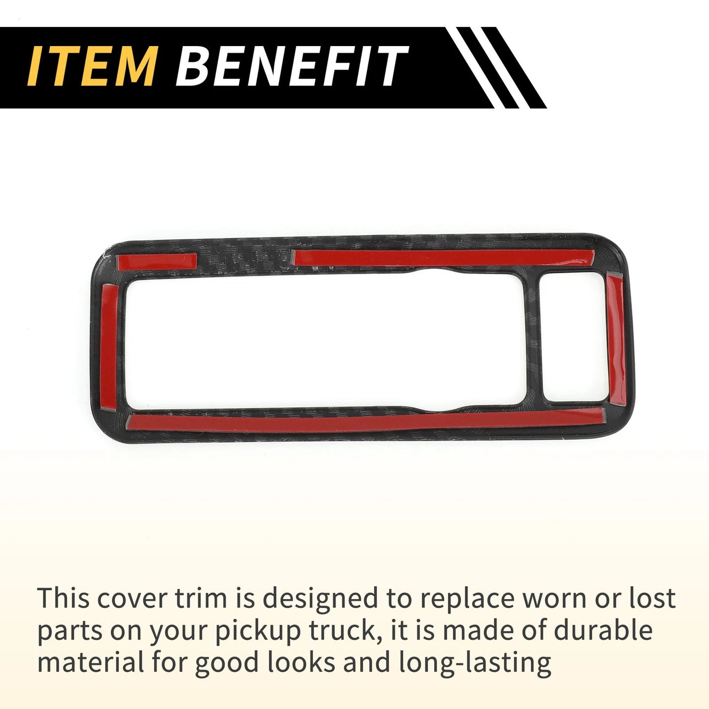 Carbon Fiber Headlight Switch Button Panel Cover for Ford Maverick (2022-2024)
