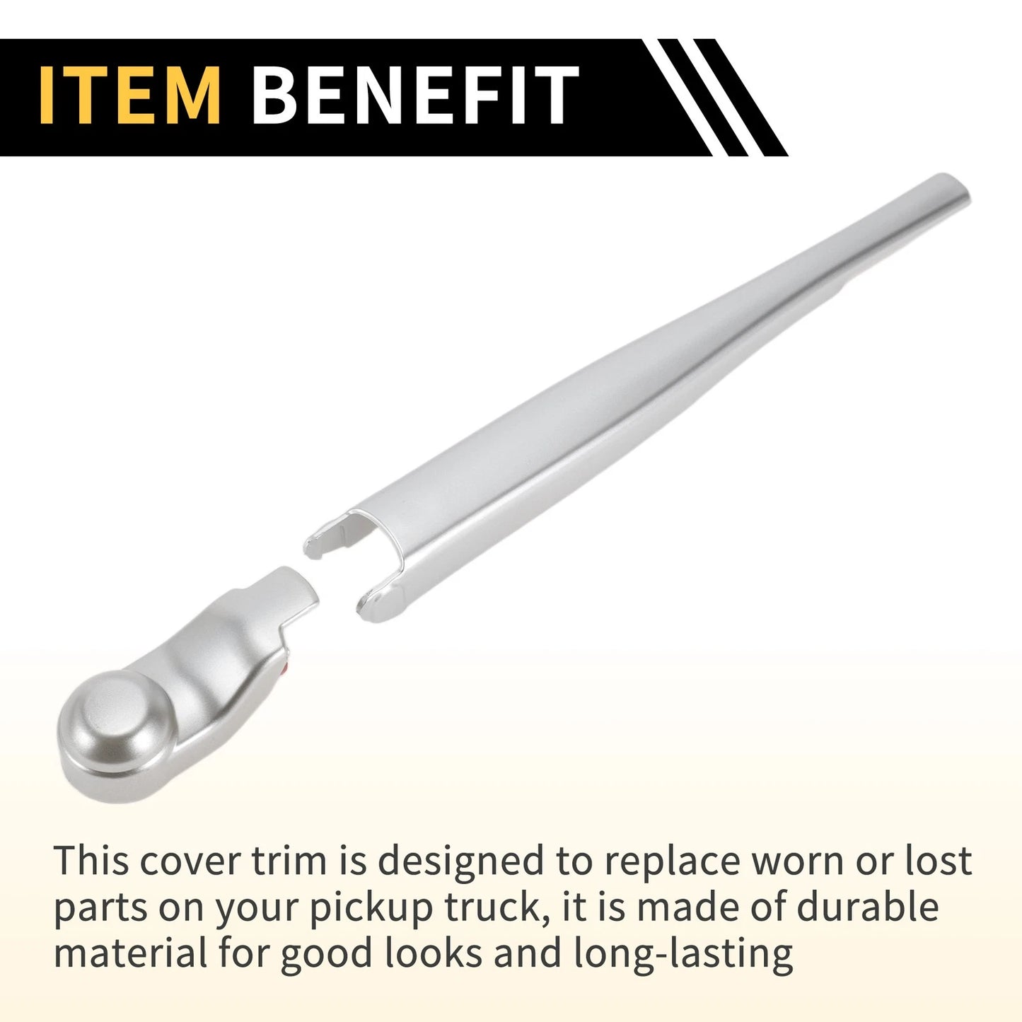 Wiper Arm Blades Cover Trim for Jeep Wrangler JL JLU (2018-2023)
