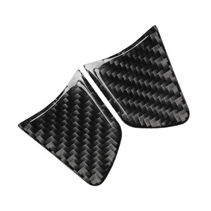 Carbon Fiber Steering Wheel Panel Cover Trim for Audi A6 A7 (2012-2018)