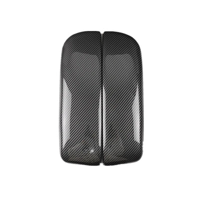 Carbon Fiber Center Console Armrest Box Cover Trim for BMW X5 X6 (2014–2019)