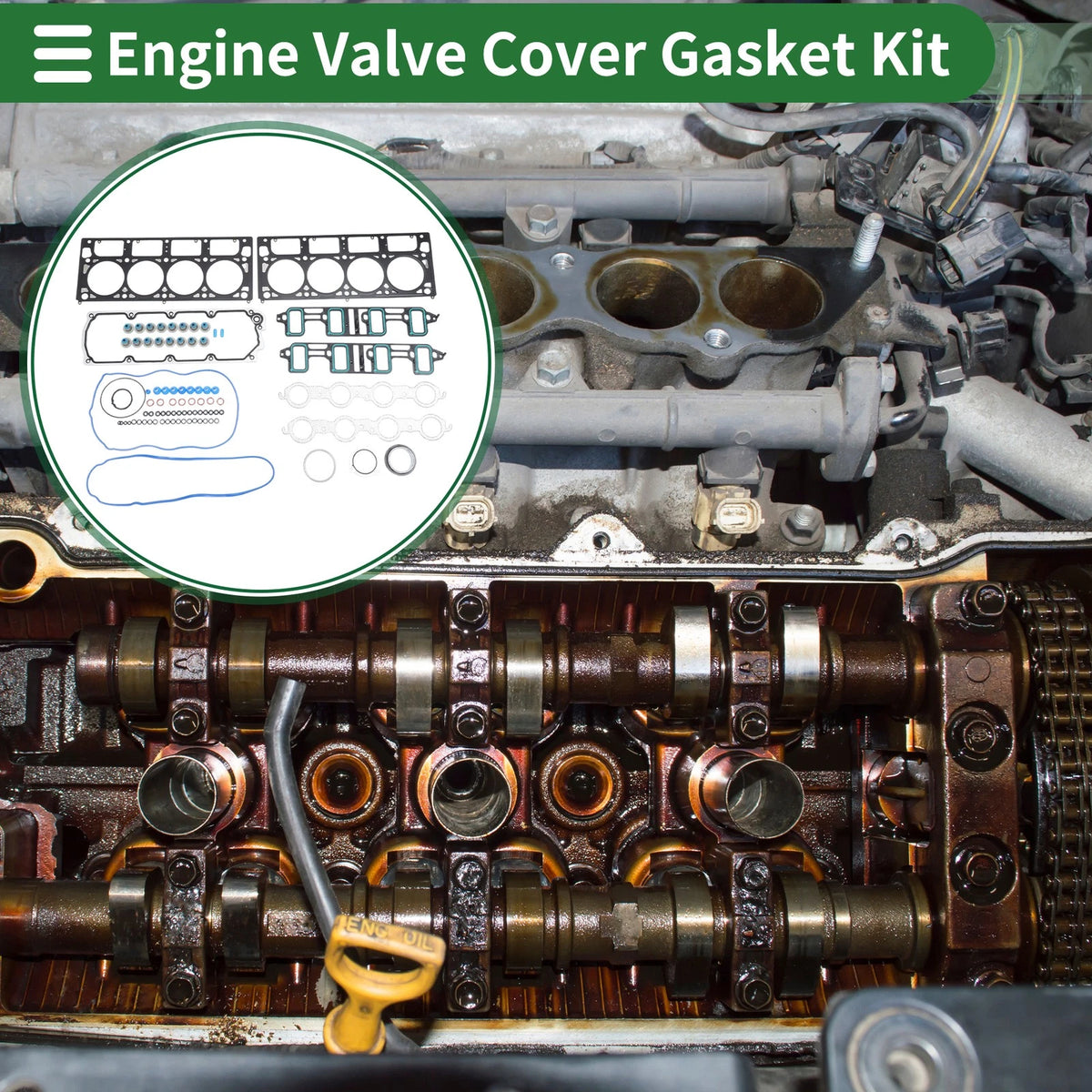 6.0L Engine Valve Cover Gasket Kit for GMC YUKON XL 2500 (2007-2013)