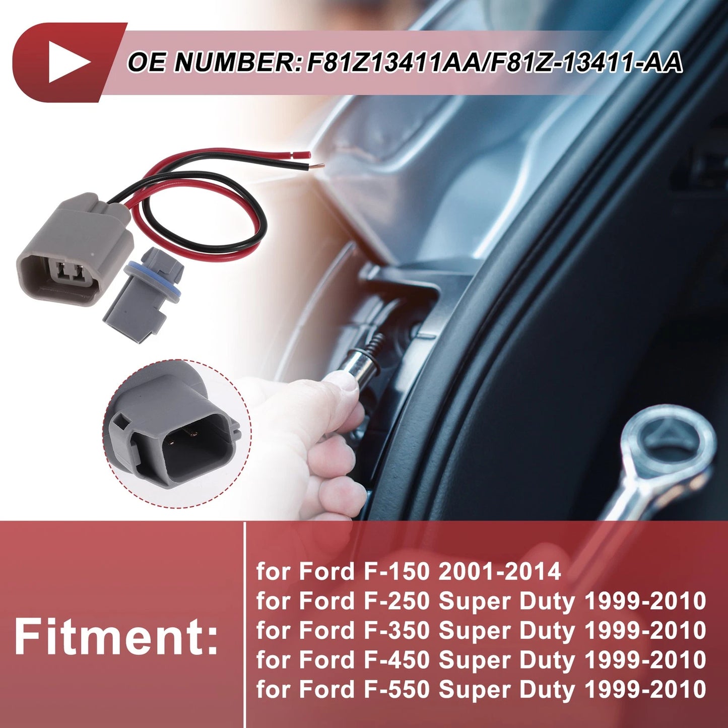 License Plate Light Socket for Ford F-150 (2001-2014)