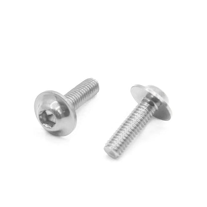 20PCS / M6 x 20mm / Silver License Plates Fairing Bolts Screws for Motorcycle