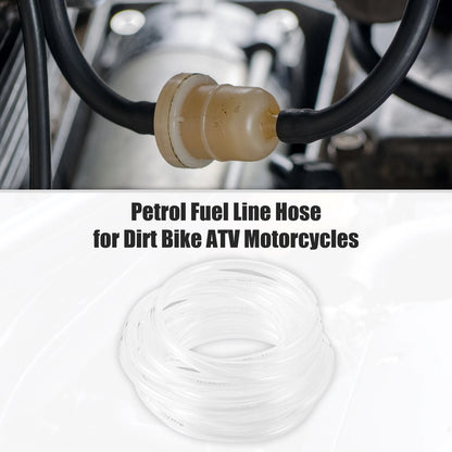 Vent Line Hose for Motorcycle Dirt Bike Fuel Tube 0.31'' x 20ft Clear