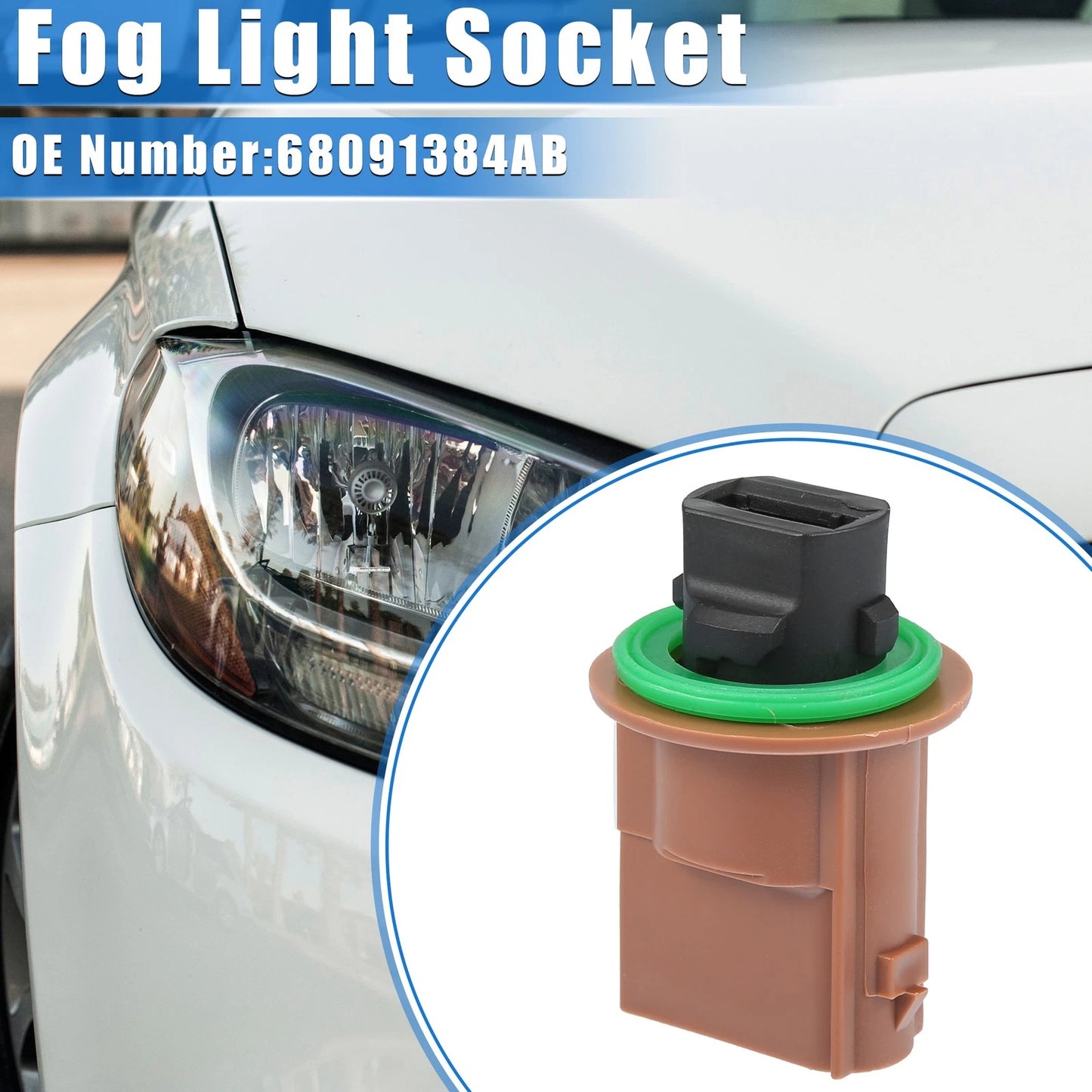 Fog Light Socket for Lincoln MKZ, Ford F-150 (2010-2012, 2015-2017)