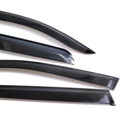 Side Visor Wind Deflector for Toyota Hilux 4-Dr Ute 2004-2015