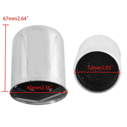 60mm Universal Exhaust Pipe Baffle Insert Muffler for Motorcycle