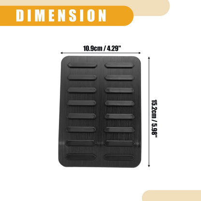 Foot Rest Pedal Pad Covers for Ford F-150 (2015-2023) Black Red