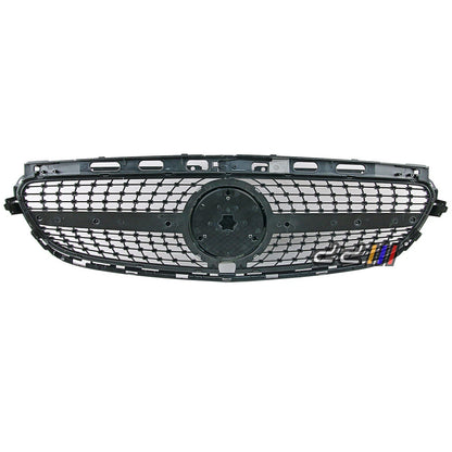 Silver Diamond Grille for Mercedes Benz W212 E-Class E180 E200 E300 (2013-2016)